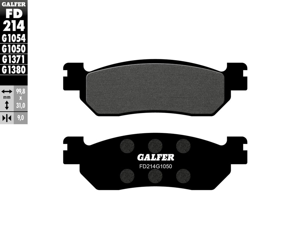 Galfer Frein Plaquette Semi Metal Scooter
