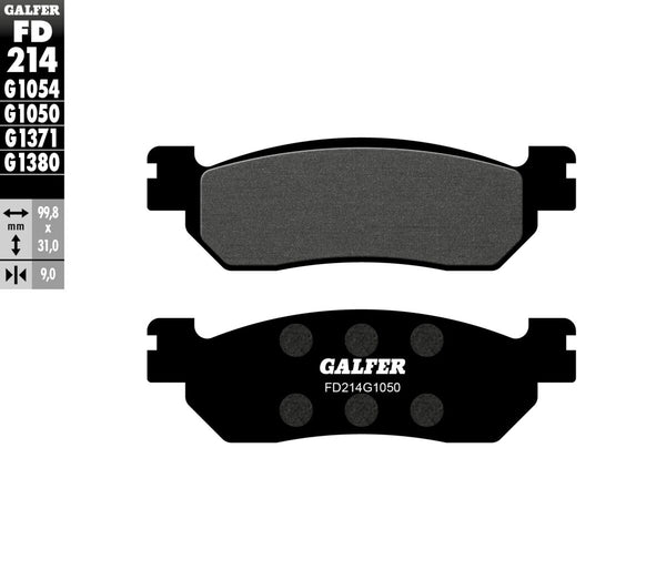Galfer Frein Plaquette Semi Metal Scooter