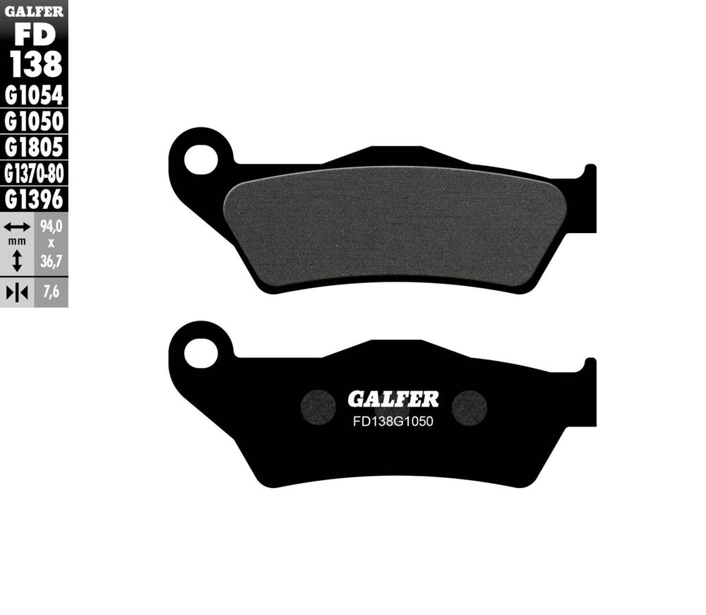 Galfer Frein Plaquette Semi Metal Scooter