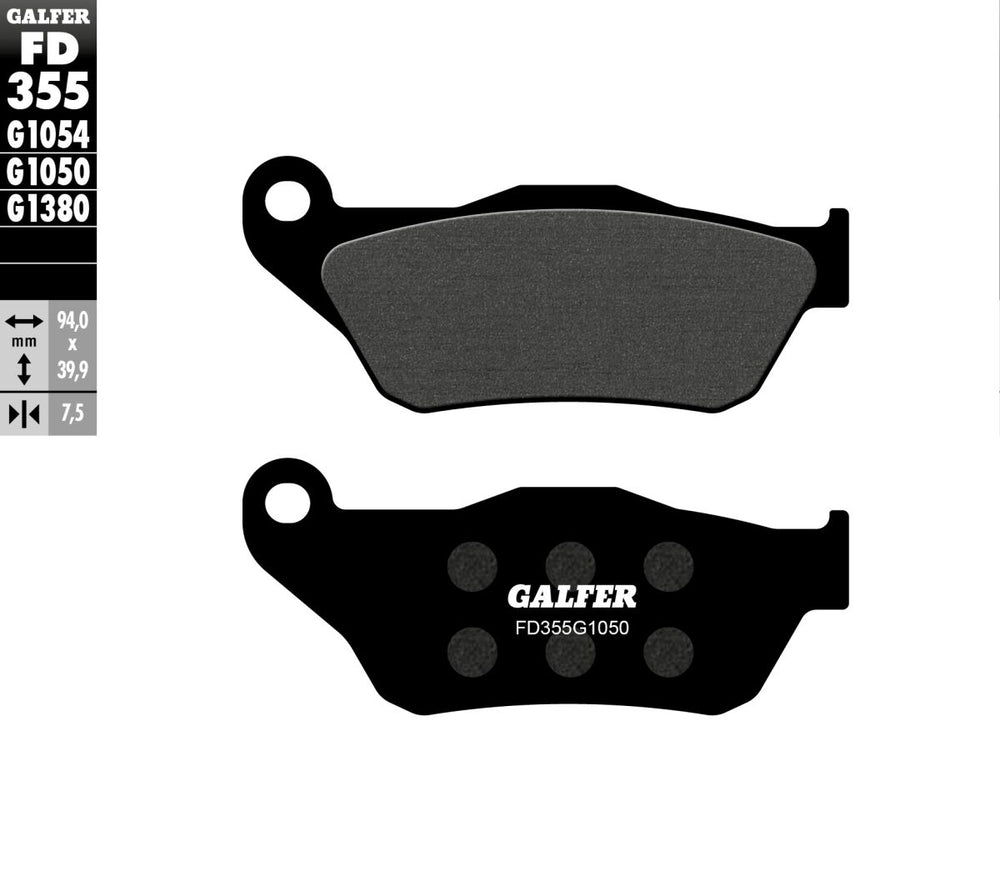 Galfer Frein Plaquette Semi Metal Scooter