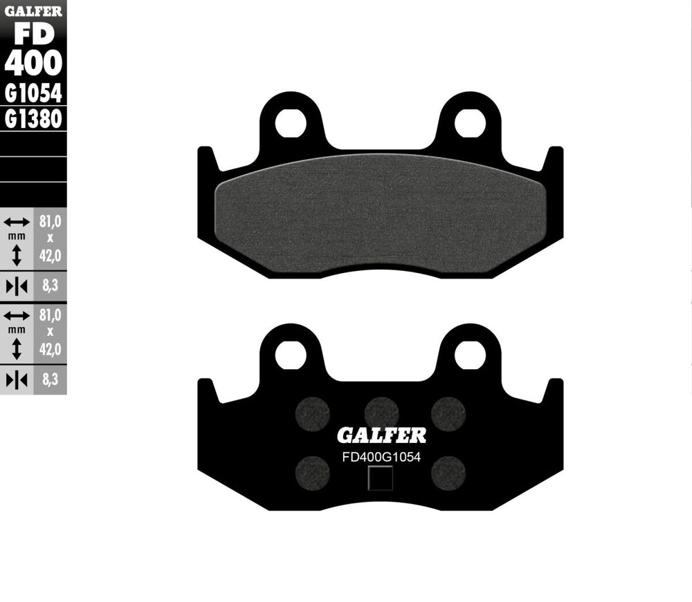 Galfer Plaquettes de frein semi-métalliques