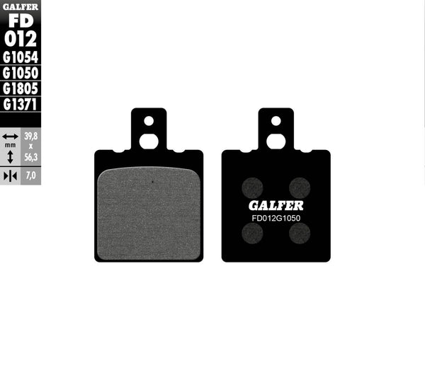 Galfer Frein Plaquette Semi Metal Scooter