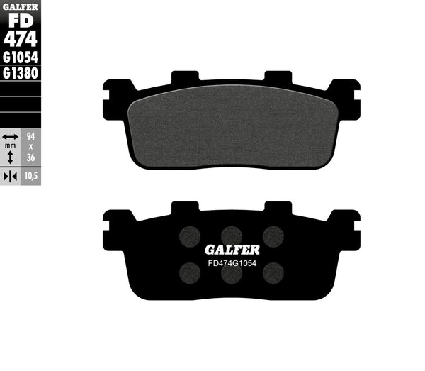 Galfer Plaquettes de frein semi-métalliques