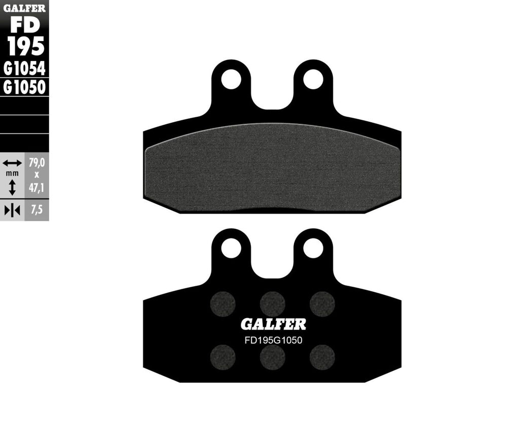 Galfer Frein Plaquette Semi Metal Scooter