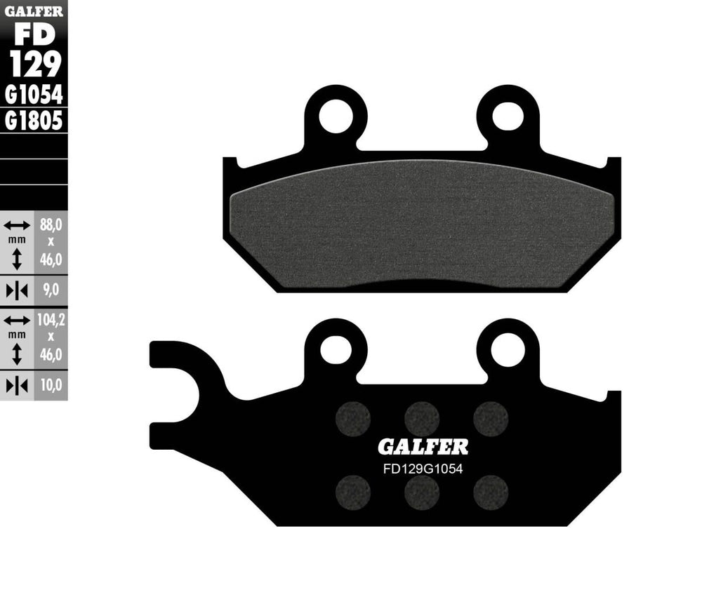 Galfer Frein Plaquette Semi Metal