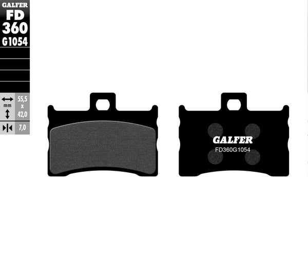 Galfer Plaquettes de frein semi-métalliques