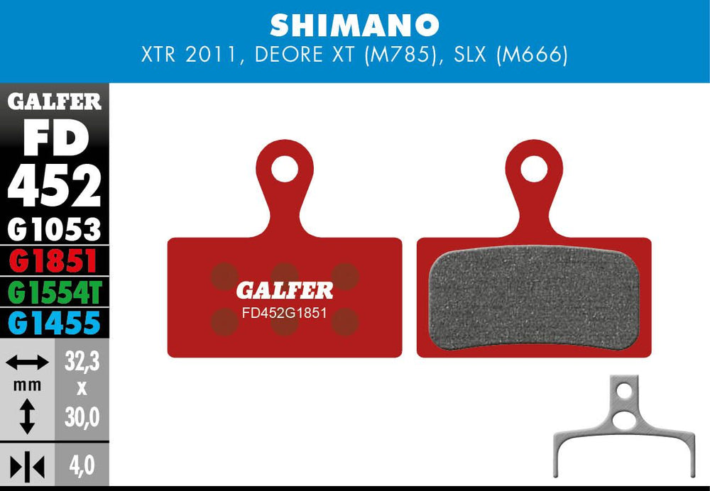 Galfer Frein Plaquette Advanced
