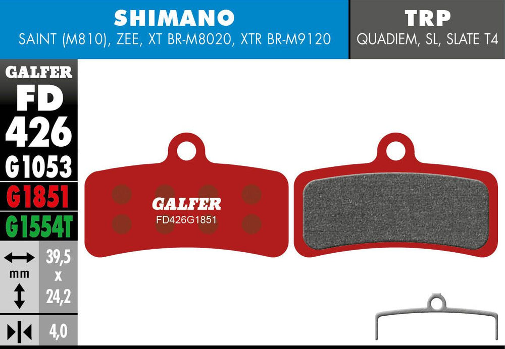 Galfer Frein Plaquette Advanced