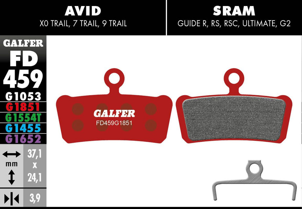 Galfer Frein Plaquette Advanced