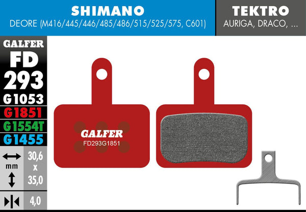 Galfer Frein Plaquette Advanced
