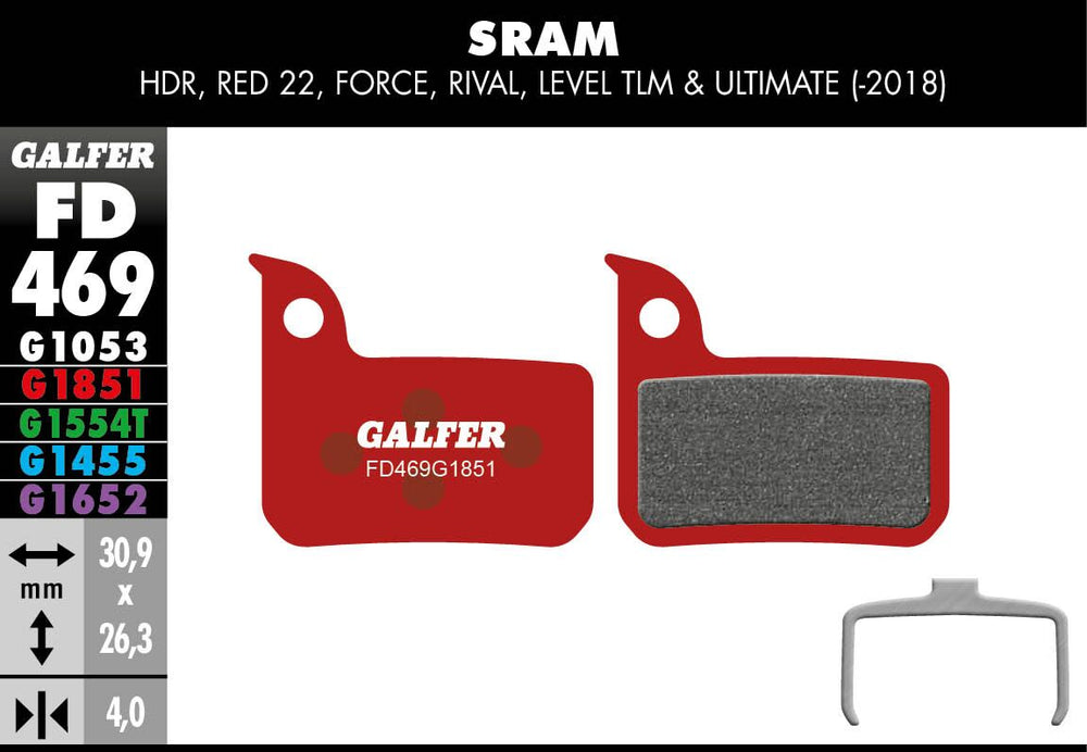 Galfer Frein Plaquette Advanced