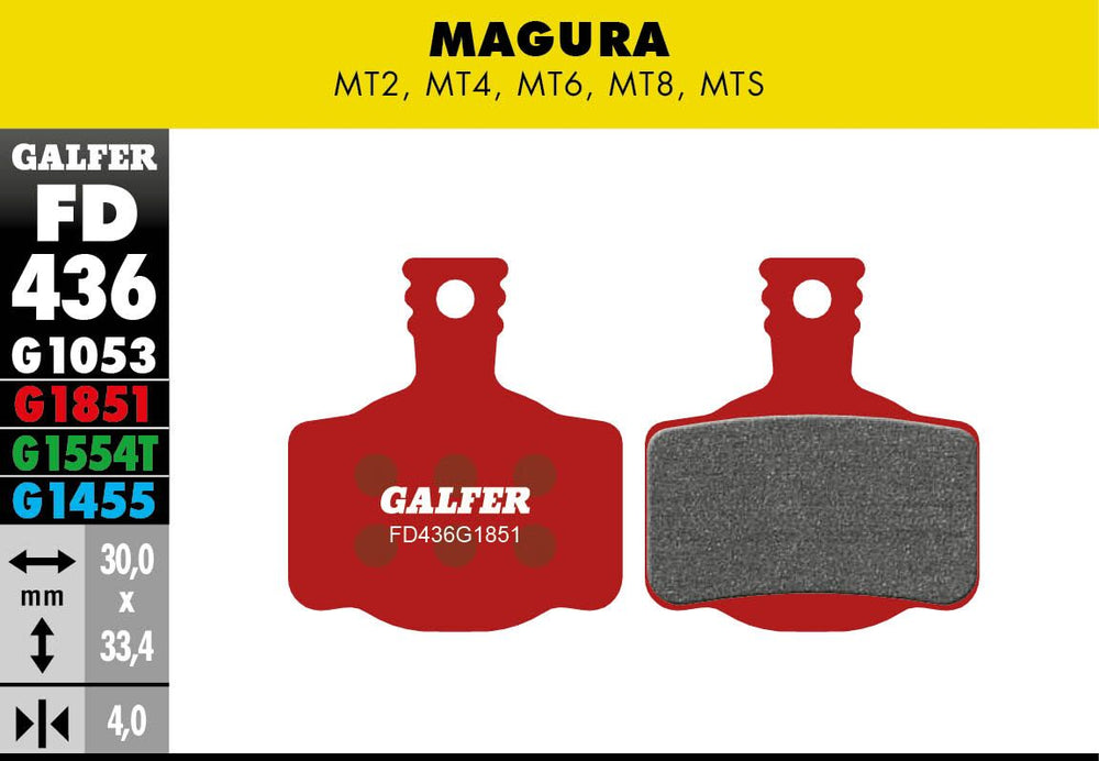 Galfer Frein Plaquette Advanced