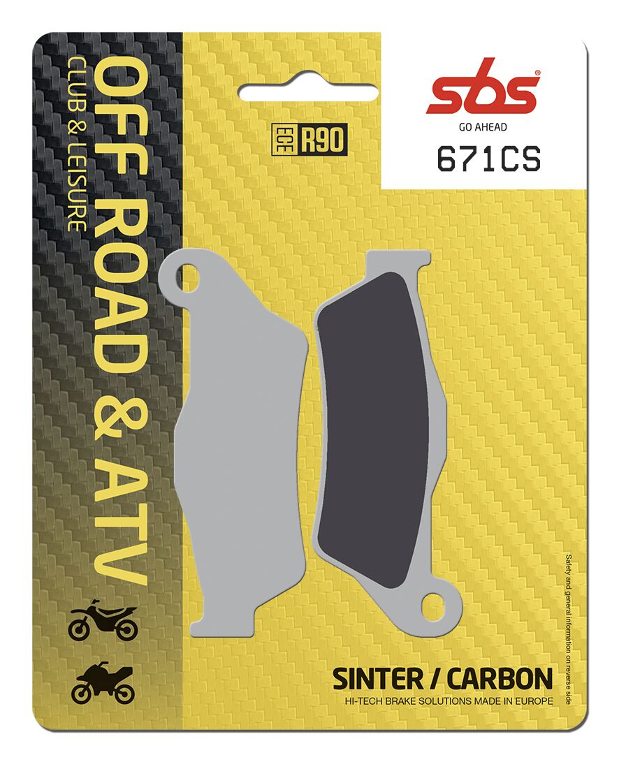 SBS Frein Plaquette Car/cer Per