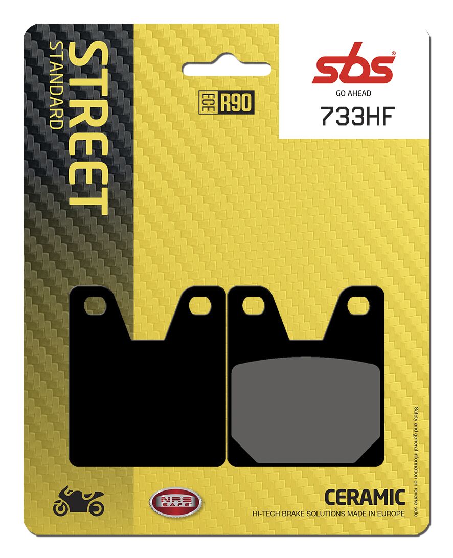 SBS Plaquettes de frein organiques céramique HF Street