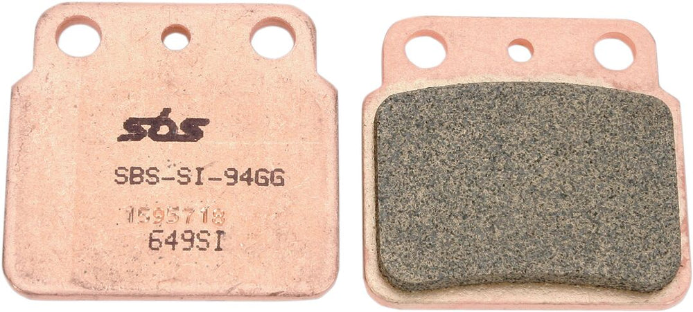 Plaquettes de frein fritté métal SBS Sint/car Off — réf 17211581