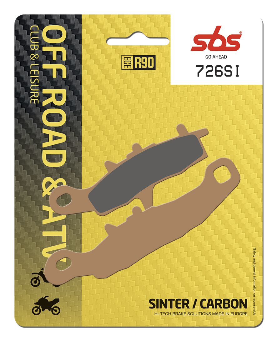 SBS Frein Plaquette Sint/car Off