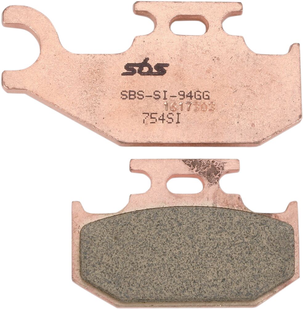 Plaquettes de frein fritté métal SBS Sint/car Off — réf 17211590