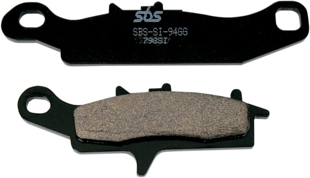 Plaquettes de frein fritté métal SBS Sint/car Off — réf 17211633