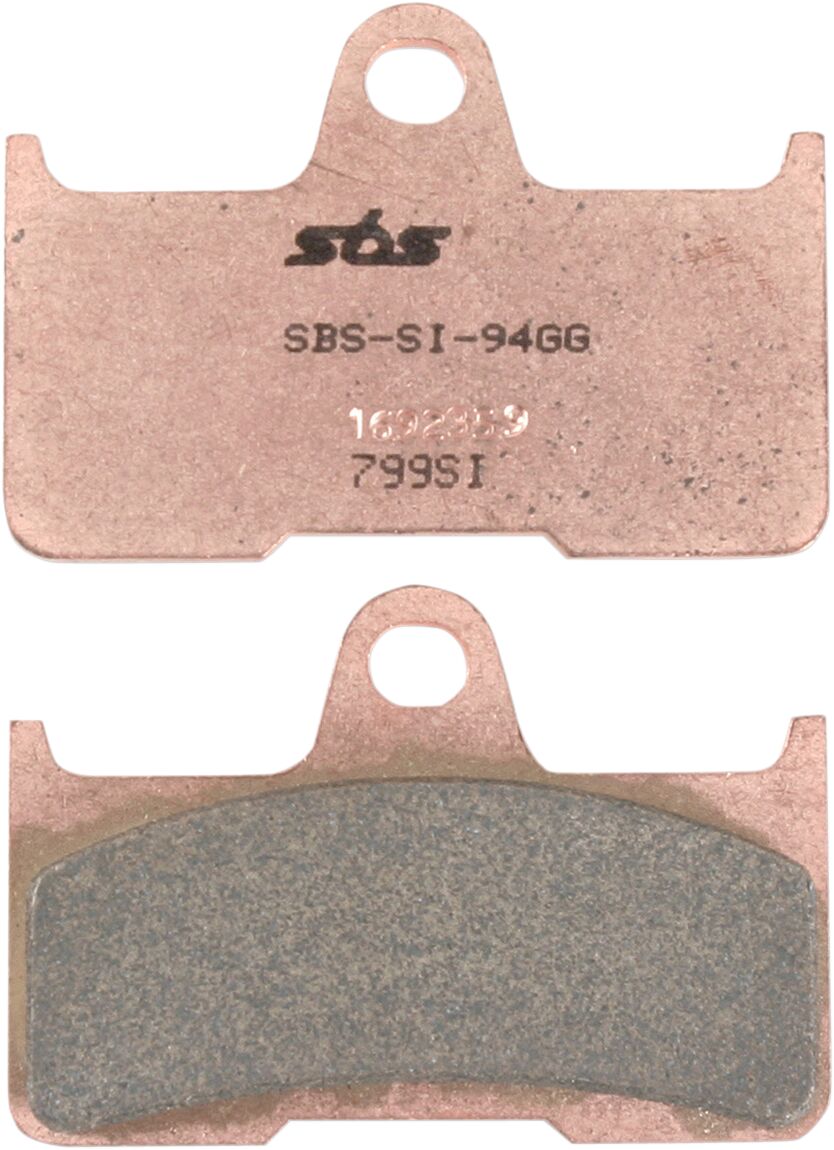 Plaquettes de frein fritté métal SBS Sint/car Off — réf 17211634