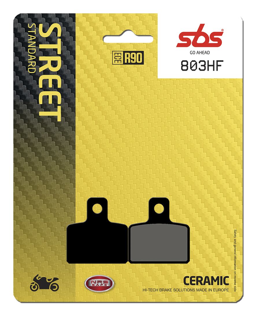 Plaquettes de frein SBS Car/cer — réf 17211838