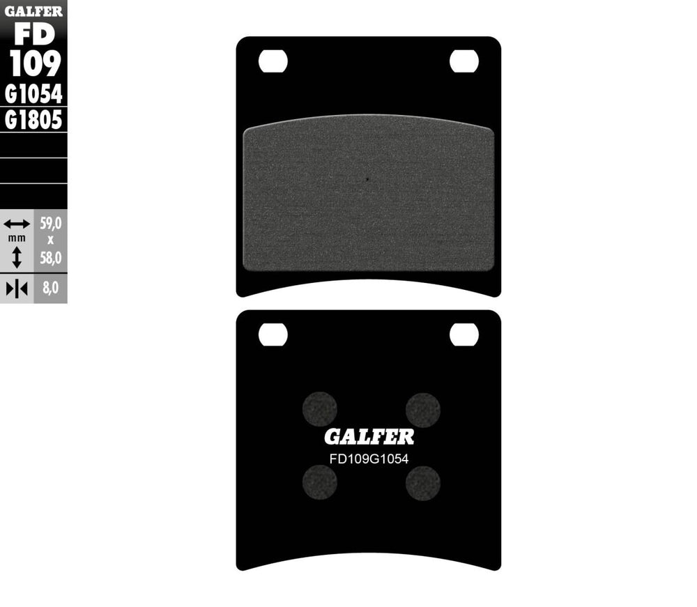 Galfer Plaquettes de frein semi-métalliques