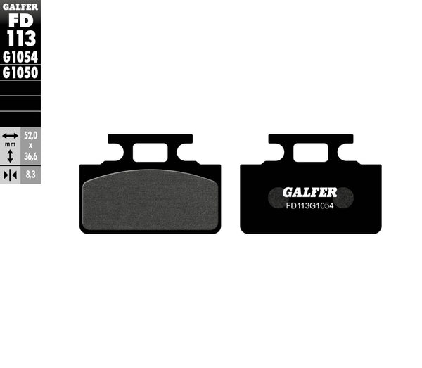 Galfer Plaquettes de frein semi-métalliques