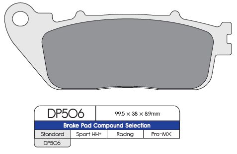 DP Brakes Frein Plaquette Sinter