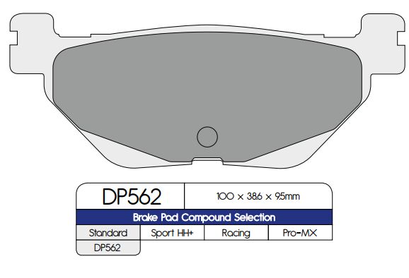 DP Brakes Frein Plaquette Sinter
