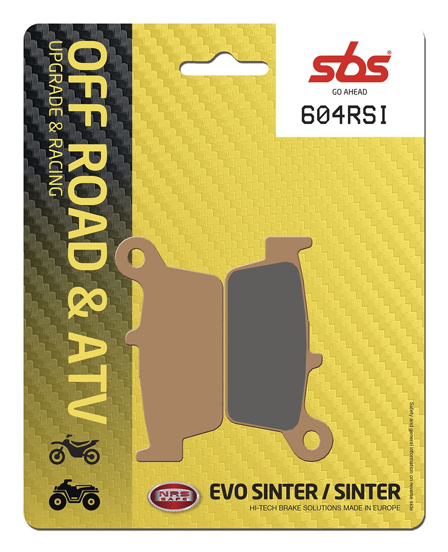 Plaquettes de frein fritté métal SBS Sint Off Course — réf 17213020