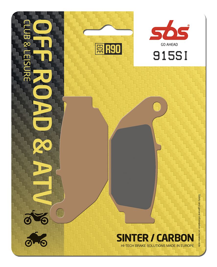 Plaquettes de frein fritté métal SBS Sint/car Off — réf 17213260
