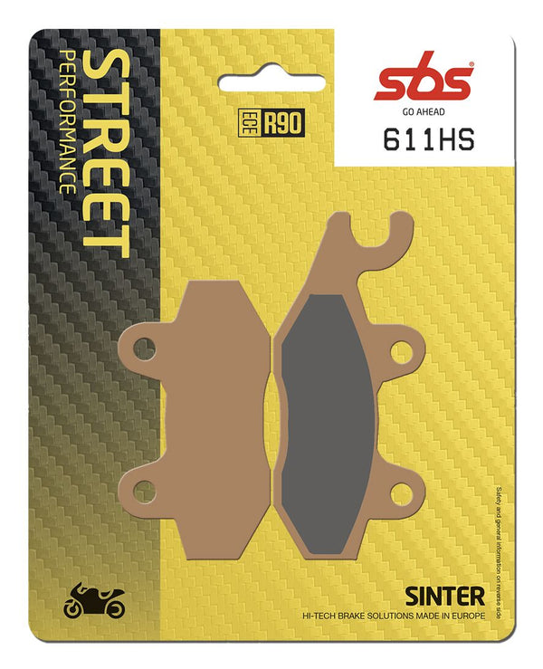SBS Plaquettes de frein avant frittées HS Street Excel