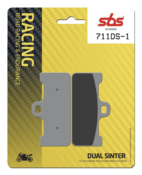SBS Plaquettes de frein DS Racing Dual Sintered