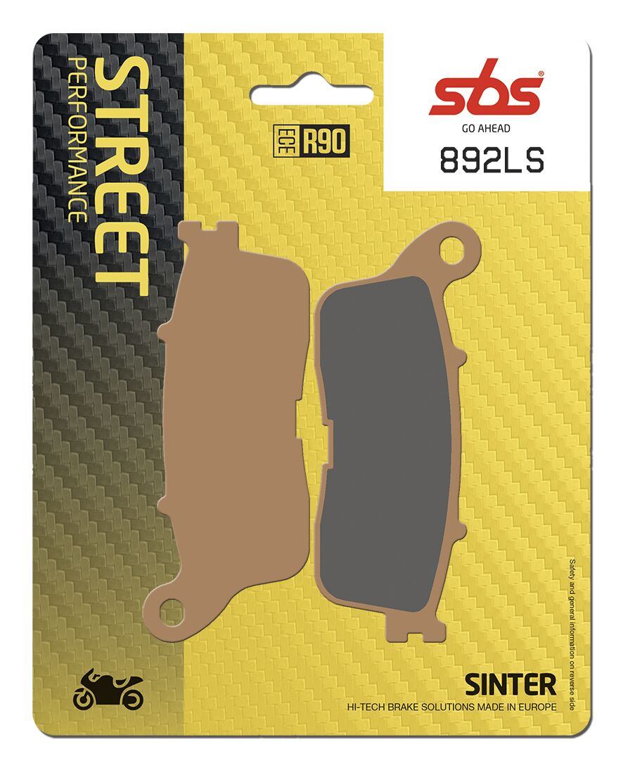 Plaquettes de frein fritté métal SBS Sint Arrière — réf 17213284