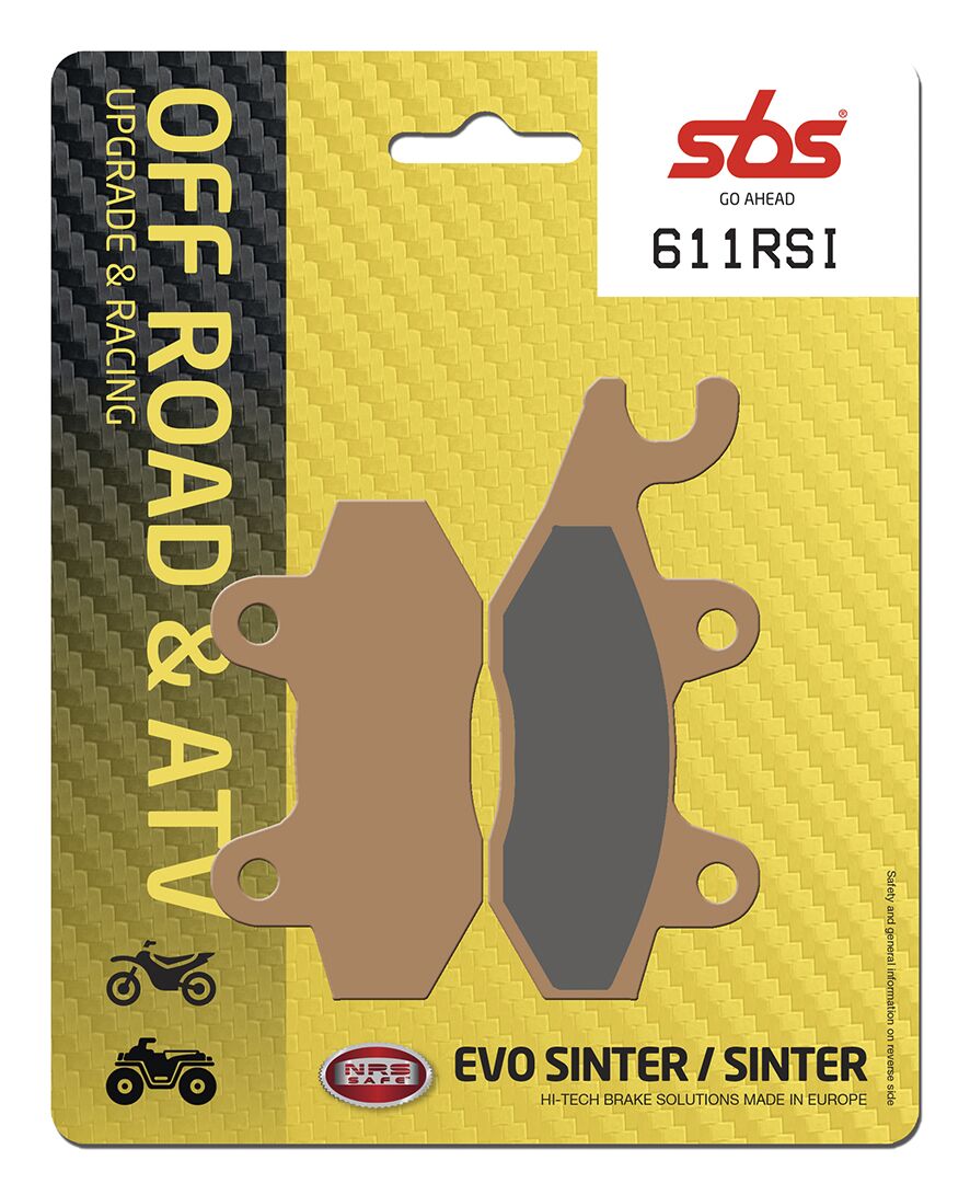 Plaquettes de frein fritté métal SBS Sint Off Course — réf 17213330