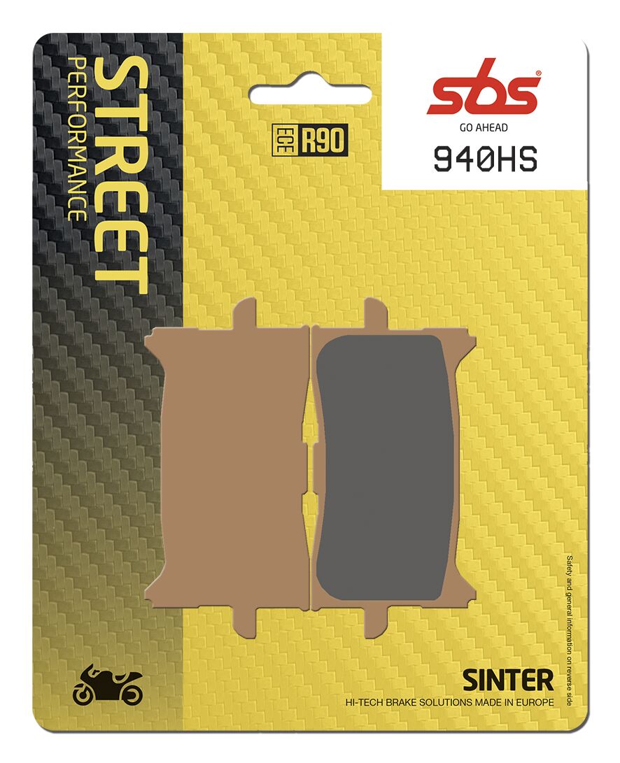 Plaquettes de frein fritté métal SBS Sint FR — réf 17213347