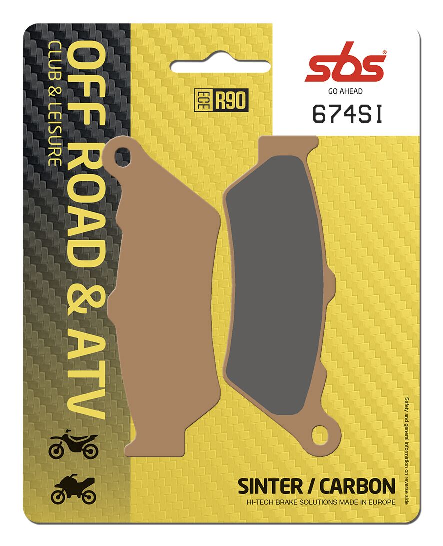 SBS Frein Plaquette Sint/car Off