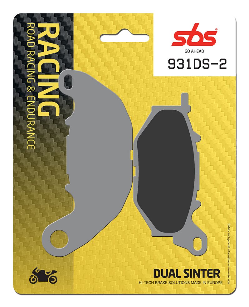 SBS Plaquettes de frein DS Racing Dual Sintered