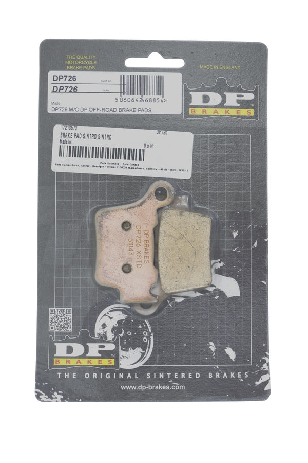 DP Brakes Frein Plaquette Sintrd