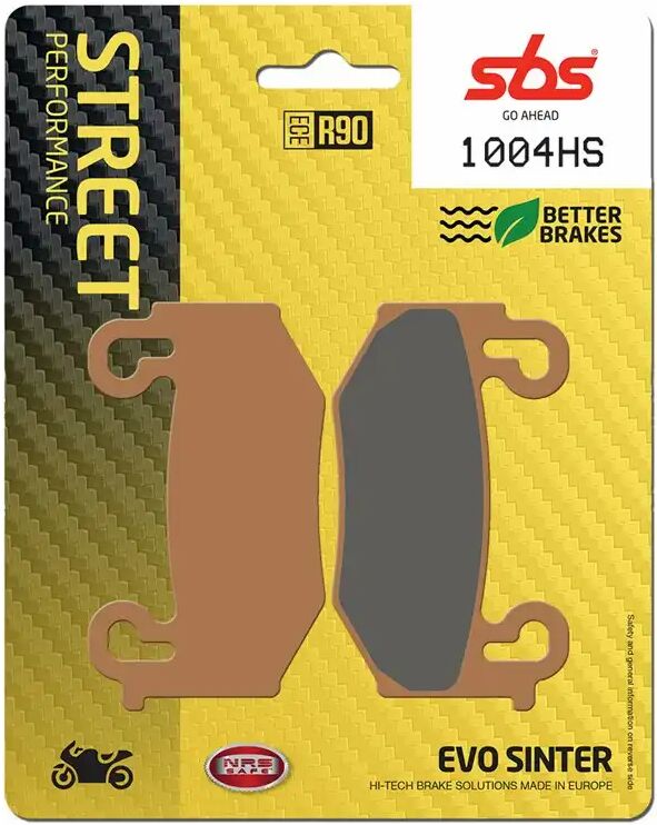 Plaquettes de frein fritté métal SBS Sint FR — réf 17213661
