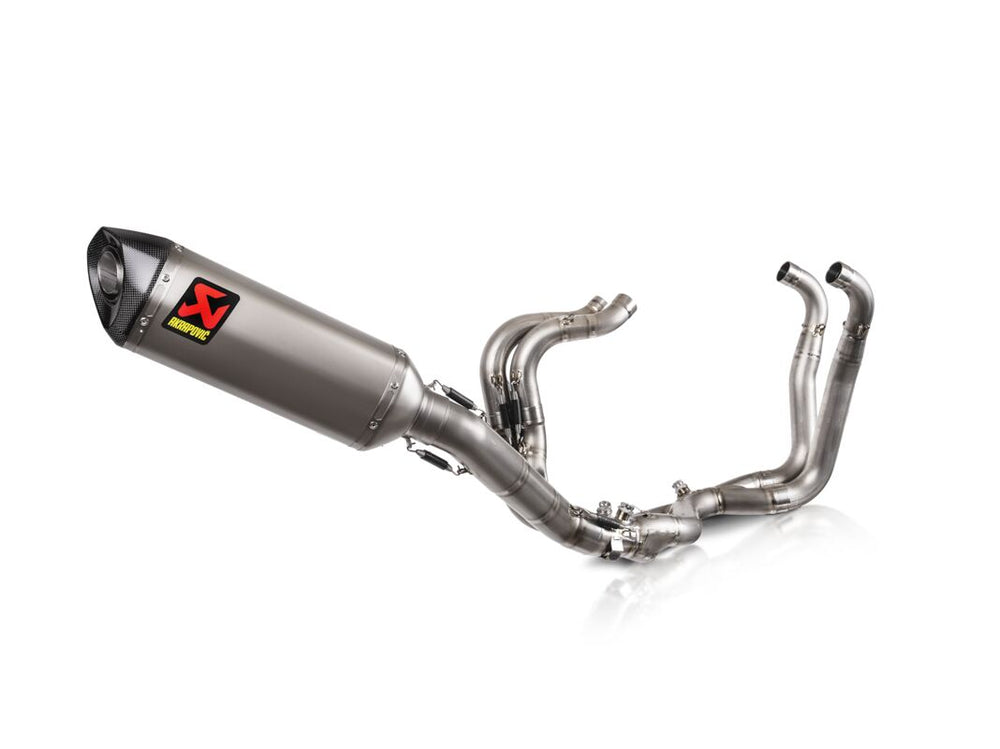 Ligne d'échappement route Akrapovic Evo Tit/cf RSV4/TUONO pour Aprilia RSV4 1100 ABS, TUONO V4 1100 ABS et TUONO V4 1100 RR ABS — réf 18103341