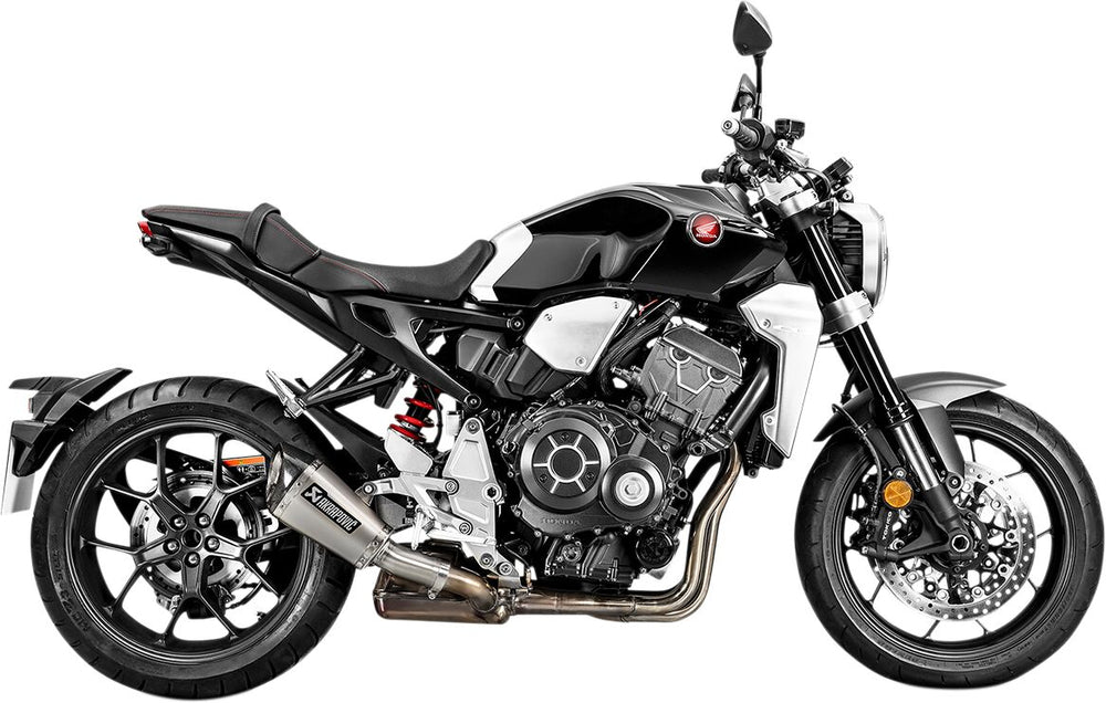 Silencieux route Akrapovic Ti/cf CB1000R pour Honda CB 1000 R ABS et CB 1000 R+ ABS — réf 18113529