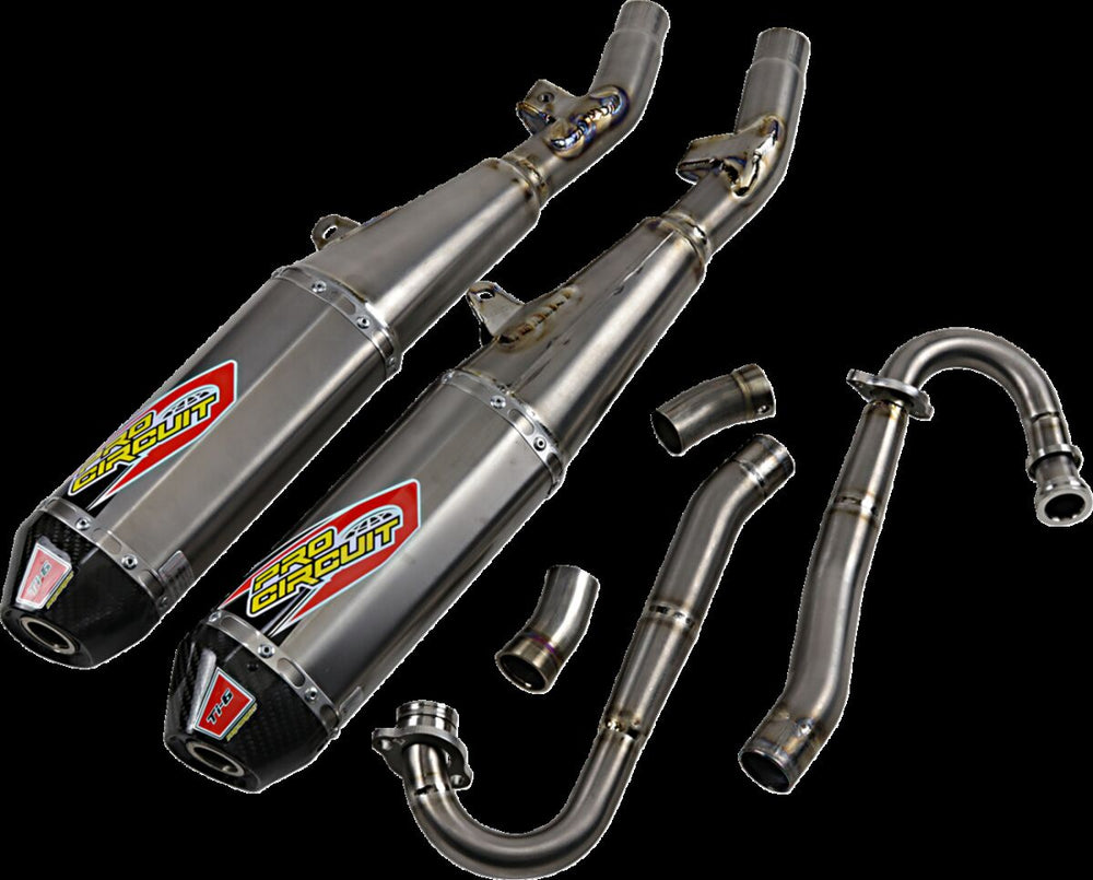 Ligne d'échappement tout-terrain Pro Circuit TI-6 0312025F2 pour Honda CRF 250 R et CRF 250 RX — réf 18201941