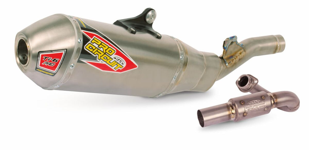 Ligne d'échappement tout-terrain Pro Circuit TI-6 BC Complet Titan pour Kawasaki KX 250 — réf 18202080
