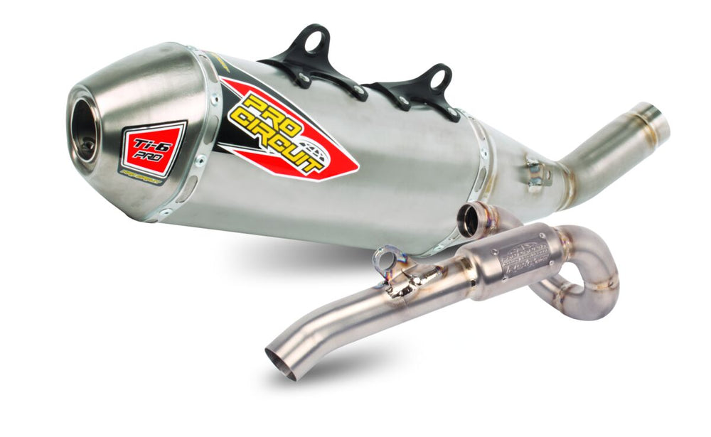 Ligne d'échappement tout-terrain Pro Circuit TI-6 BC Complet Titan pour Triumph TF 250-C et TF 250-X — réf 18202106