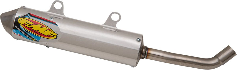 Silencieux tout-terrain FMF T-core 2 Sil Hva TC250 pour Husqvarna TC 250, TE 250 I, TE 300 I et 2 autres modèles — réf 18211951