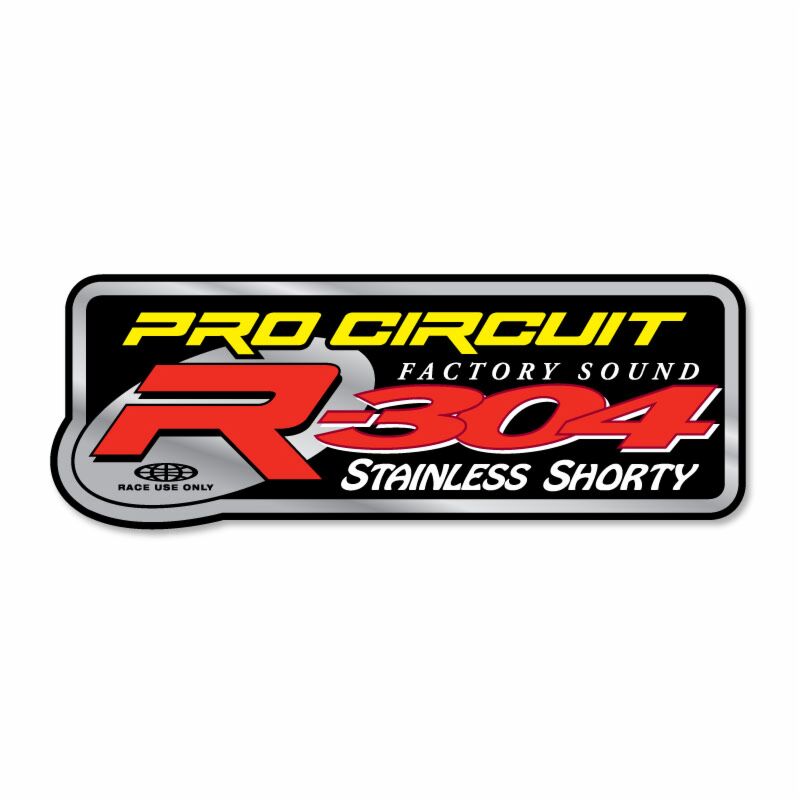 Pro Circuit SLNCR Autocollant R-304 Shrty