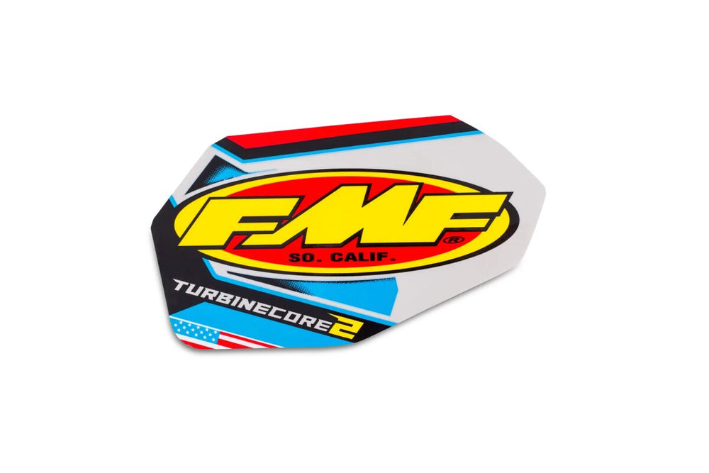 Pièces de rechange d'échappement FMF T-CORE2 Pat Vinyl Autocollant — réf 18600649