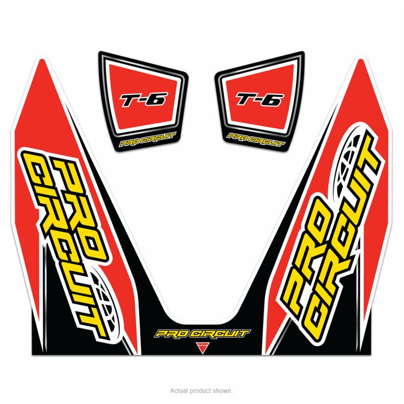 Pièces de rechange d'échappement Pro Circuit Autocollant Kit T-6 — réf 18600705