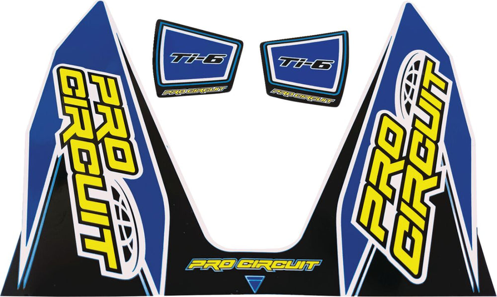 Autocollants Pro Circuit TI6 Dark Bleu — réf 18602274