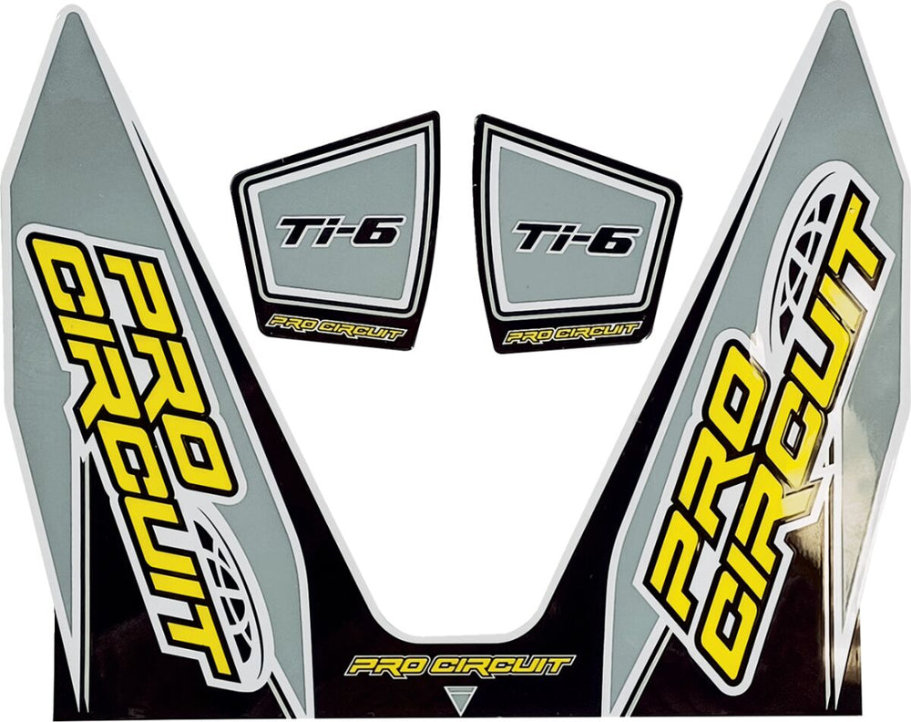 Pro Circuit Autocollant TI6 Gray